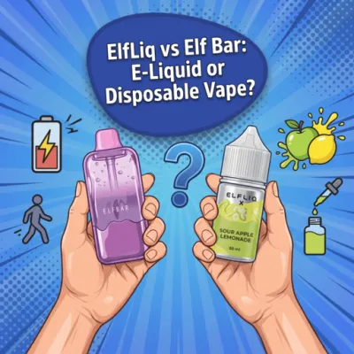 ElfLiq o Elf Bar: ¿e-líquido o vape desechable?