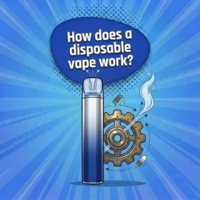 How does a disposable vape work?