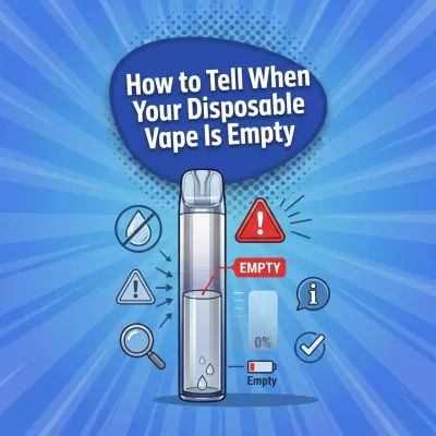 How to tell when your disposable vape is empty