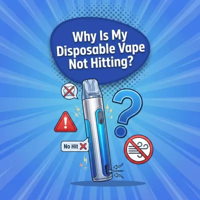 Why is my disposable vape not hitting?