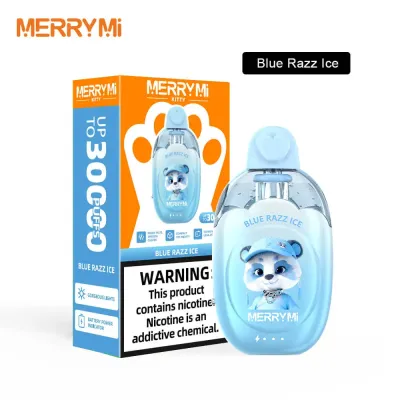 MERRYMi Kitty 30K Puffs - Blue Razz Ice - Disposable Vape