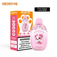 MERRYMi Kitty 30K Puffs - Pink Peach Lemonade - Vape desechable