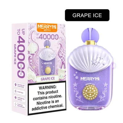 MERRYMi Kitty S 40K Puffs - Grape Ice - Disposable Vape