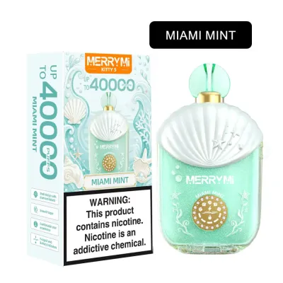 MERRYMi Kitty S 40K Puffs – Miami Mint – Einweg-E-Zigarette