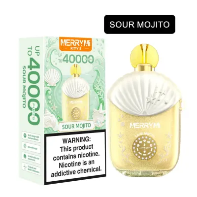 MERRYMi Kitty S 40K Puffs – Sour Mojito – Vape Jetable
