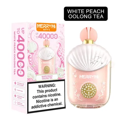 MERRYMi Kitty S 40K Puffs – White Peach Oolong Tea – Vape Desechable