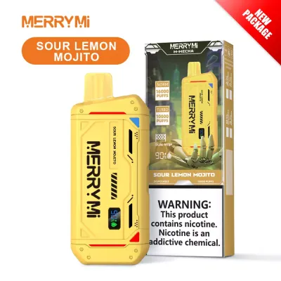 MERRYMi M-MECHA 16000 Puffs - Sour Lemon Mojito - Disposable Vape