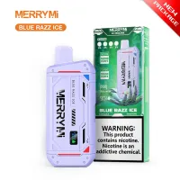 MERRYMi M-MECHA 16000 Puffs - Blue Razz Ice - Disposable Vape MERRYMi M-MECHA 16000 Puffs - Blue Razz Ice - Disposable Vape