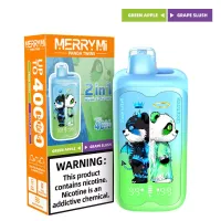 MERRYMi PANDA TWINS 40000 Puffs - Blackberry Cherry Dragon Fruit-Ice - Vape desechable MERRYMi PANDA TWINS 40000 Puffs - Blackberry Cherry Dragon Fruit-Ice - Vape desechable