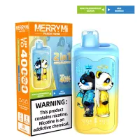MERRYMi PANDA TWINS 40000 Puffs - Blackberry Cherry Dragon Fruit-Ice - Einweg-E-Zigarette MERRYMi PANDA TWINS 40000 Puffs - Blackberry Cherry Dragon Fruit-Ice - Einweg-E-Zigarette