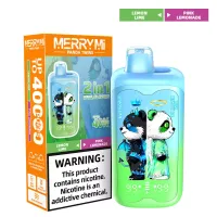 MERRYMi PANDA TWINS 40000 Puffs - Blackberry Cherry Dragon Fruit-Ice - Einweg-E-Zigarette MERRYMi PANDA TWINS 40000 Puffs - Blackberry Cherry Dragon Fruit-Ice - Einweg-E-Zigarette