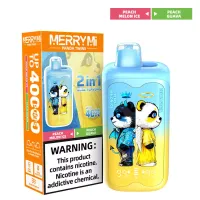MERRYMi PANDA TWINS 40000 Puffs - Blackberry Cherry Dragon Fruit-Ice - Einweg-E-Zigarette MERRYMi PANDA TWINS 40000 Puffs - Blackberry Cherry Dragon Fruit-Ice - Einweg-E-Zigarette