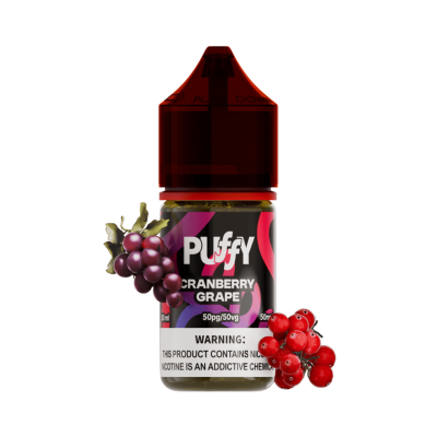 PUFFY 50mg 30ml (Cranberry Grape) - E-liquid Nicotine Salt 5%