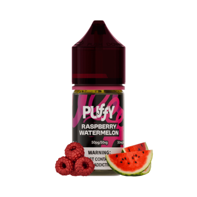 PUFFY 50mg 30ml (Raspberry Watermelon) - E-liquid Nicotine Salt 5%