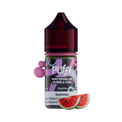 PUFFY 50mg 30ml (Chicle de sandía) - Líquido electrónico con sales de nicotina al 5% PUFFY 50mg 30ml (Chicle de sandía) - Líquido electrónico con sales de nicotina al 5%