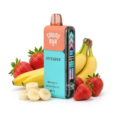 SOLOBAR 40000 Puffs - Banana Ice Strawberry Ice - Disposable Vape