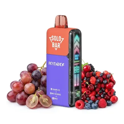 SOLOBAR 40000 Puffs - Grape Ice Mix Berries - Disposable Vape