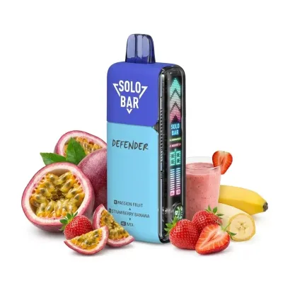 SOLOBAR 40000 Puffs - Passion Fruit Strawberry Banana - Disposable Vape