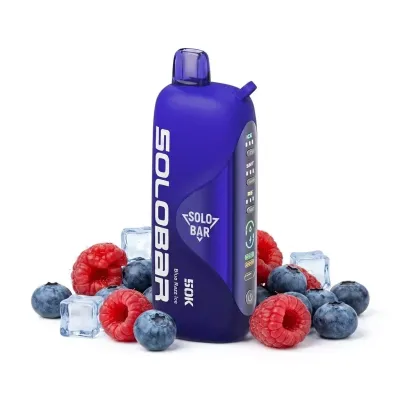 SOLOBAR 50000 Puffs - Blue Razz Ice - Disposable Vape