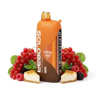 SOLOBAR 50000 Puffs - Berries Cheese Cake - Disposable Vape
