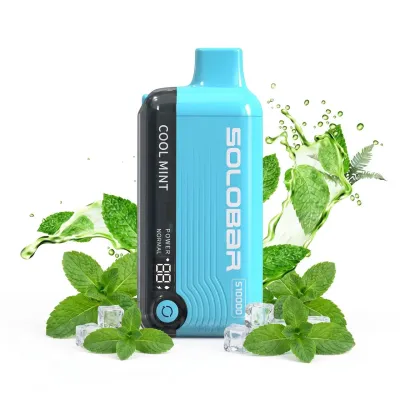 SOLOBAR S10000 Puffs - Cool Mint - Einweg-E-Zigarette SOLOBAR S10000 Puffs - Cool Mint - Einweg-E-Zigarette