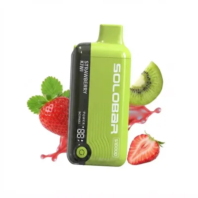 SOLOBAR S10000 Puffs - Strawberry Kiwi - Disposable Vape SOLOBAR S10000 Puffs - Strawberry Kiwi - Disposable Vape