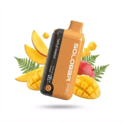 SOLOBAR S10000 Puffs - Triple Mango - Disposable Vape SOLOBAR S10000 Puffs - Triple Mango - Disposable Vape