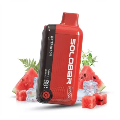 SOLOBAR S10000 Puffs - Watermelon Ice - Disposable Vape SOLOBAR S10000 Puffs - Watermelon Ice - Disposable Vape