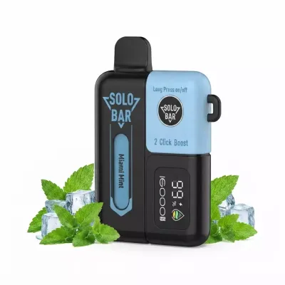 SOLOBAR S16000 Puffs - Miami Mint - Vape desechable SOLOBAR S16000 Puffs - Miami Mint - Vape desechable