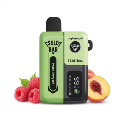SOLOBAR S16000 Puffs - Peach Berry Ice - Vape desechable SOLOBAR S16000 Puffs - Peach Berry Ice - Vape desechable