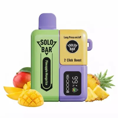 SOLOBAR S16000 Puffs - Pineapple Mango Ice - Vape desechable SOLOBAR S16000 Puffs - Pineapple Mango Ice - Vape desechable