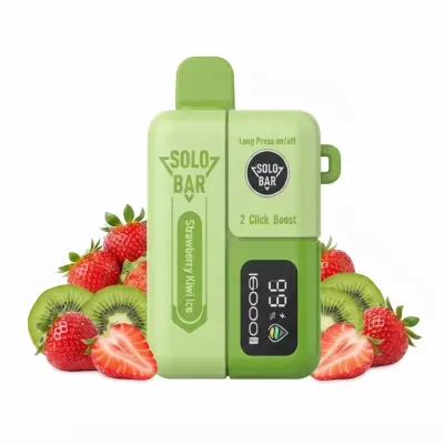 SOLOBAR S16000 Puffs - trawberry Kiwi Ice - Vape desechable SOLOBAR S16000 Puffs - trawberry Kiwi Ice - Vape desechable