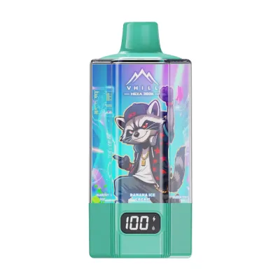VHILL HEXA 300K Puffs - Cherry Ice / Pink Lemon / Blueberry Mint / Banana Ice Cream / Passion Fruit Pineapple Ice /  Green Apple Kiwi - Disposable Vape