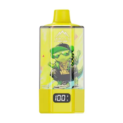 VHILL HEXA 300K Puffs - Strawberry Kiwi / Blackcurrant Pineapple Ice / Tropical Fruits / Grape Bubblegum / Blueberry Grape / Mango Passion Fruit - Disposable Vape