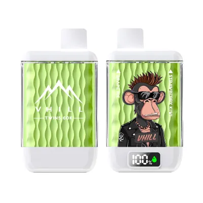 VHILL TWINS 60K Puffs - Grape Ice & Strawberry Kiwi - Disposable Vape VHILL TWINS 60K Puffs - Grape Ice & Strawberry Kiwi - Disposable Vape