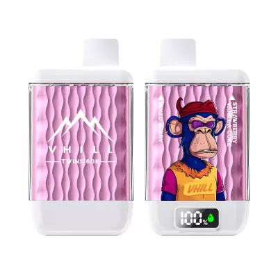 VHILL TWINS 60K Puffs - Strawberry Vanilla Coke & Mixed Berry - Disposable Vape VHILL TWINS 60K Puffs - Strawberry Vanilla Coke & Mixed Berry - Disposable Vape