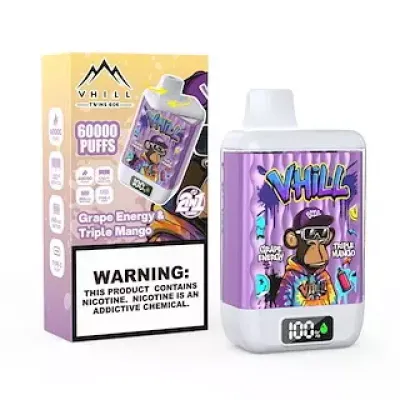 VHILL TWINS 60K Puffs - Triple Mango & Grape Energy - Disposable Vape VHILL TWINS 60K Puffs - Triple Mango & Grape Energy - Disposable Vape