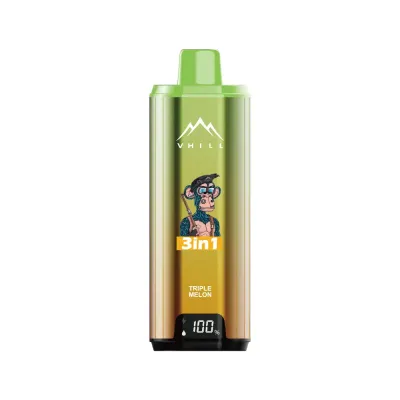 VHILL TRIPLE 90K Puffs - Strawberry Raspberry / Triple Melon / Sour Mango Pineapple - Disposable Vape