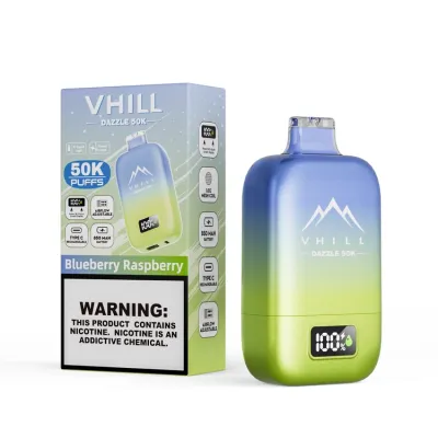 VHILL DAZZLE 50K - 50000 Puffs Blueberry Raspberry - Disposable Vape