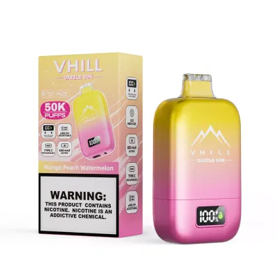 VHILL DAZZLE 50K - 50000 Puffs  Peach Mango Watermelon - Disposable Vape