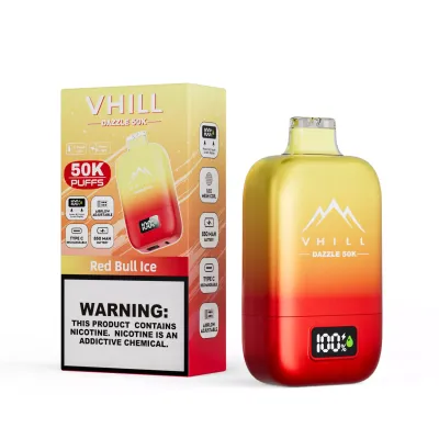 VHILL DAZZLE 50K - 50000 Puffs Red Bull Ice - Disposable Vape