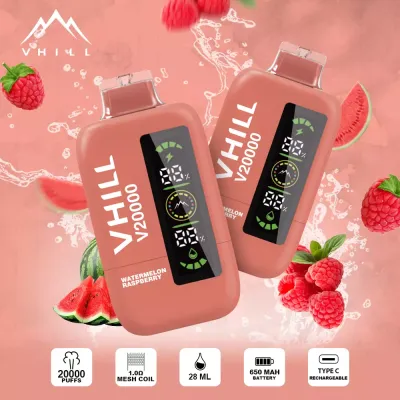 VHILL V20000 - 20000 Puffs - Watermelon Raspberry - Disposable Vape