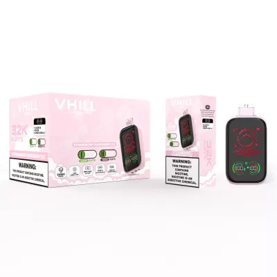 VHILL V32K - 32000 Puffs - Strawberry Raspberry Ice - Vape desechable VHILL V32K - 32000 Puffs - Strawberry Raspberry Ice - Vape desechable