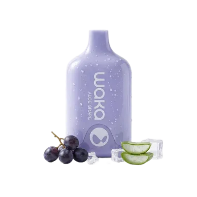 WAKA Smash 6000 Puffs - Aloe Grape - Disposable Vape WAKA Smash 6000 Puffs - Aloe Grape - Disposable Vape