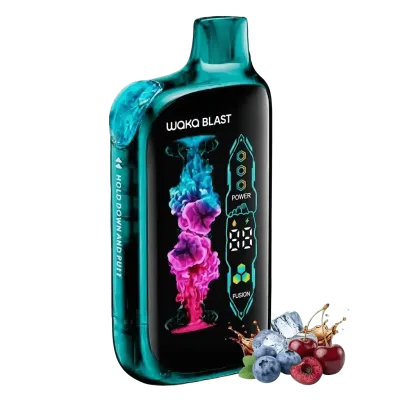 WAKA BLAST 45000 Puffs 50mg - Cola Ice / Mr Blue / Cherry Cola - Disposable Vape 5% WAKA BLAST 45000 Puffs 50mg - Cola Ice / Mr Blue / Cherry Cola - Disposable Vape 5%