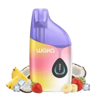 WAKA DIVA 60000 Puffs 50mg - Pineapple Coconut & Strawberry Banana - Vape Jetable 5% 