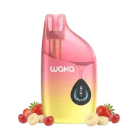 WAKA DIVA 60000 Puffs 50mg - Strawberry Banana & Fizzy Cherry - E-Zigarette 5%