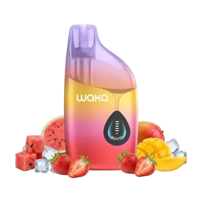 WAKA DIVA 60000 Puffs 50mg - Watermelon Ice & Strawberry Mango - Disposable Vape 5% WAKA DIVA 60000 Puffs 50mg - Watermelon Ice & Strawberry Mango - Disposable Vape 5%