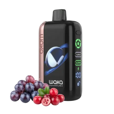 WAKA Jupiter 50000 Puffs 50mg - Cranberry Grape - Disposable Vape 5% WAKA Jupiter 50000 Puffs 50mg - Cranberry Grape - Disposable Vape 5%