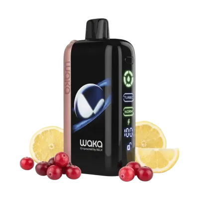 WAKA Jupiter 50000 Puffs 50mg - Cranberry Lemon - Disposable Vape 5% WAKA Jupiter 50000 Puffs 50mg - Cranberry Lemon - Disposable Vape 5%